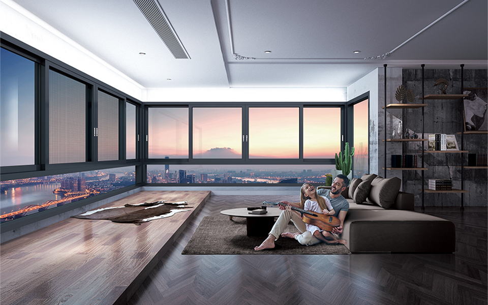 MOMA·典藏家斷橋三軌推拉窗